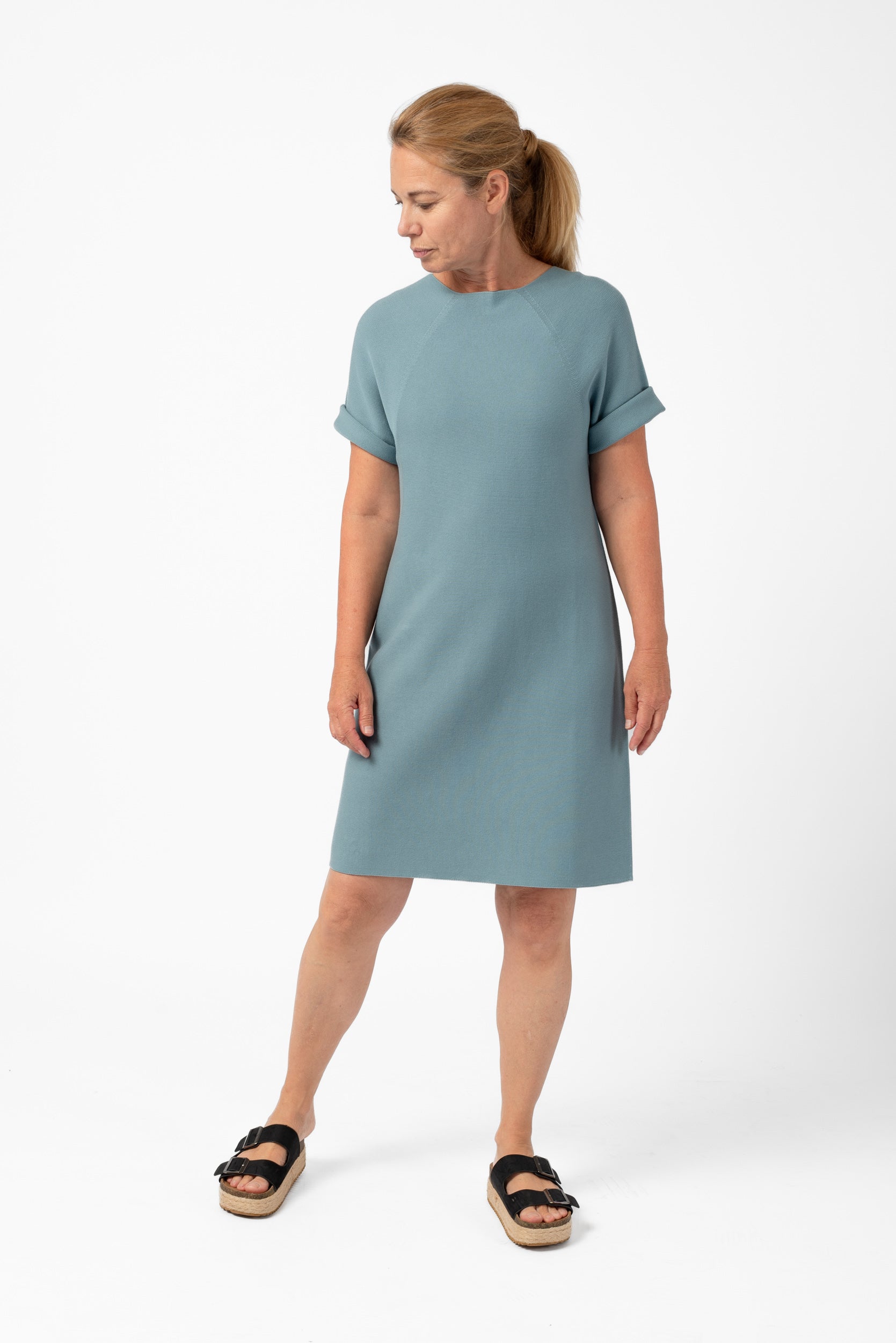 NNIstudio - SWING Kleid - aronablau - XS - 