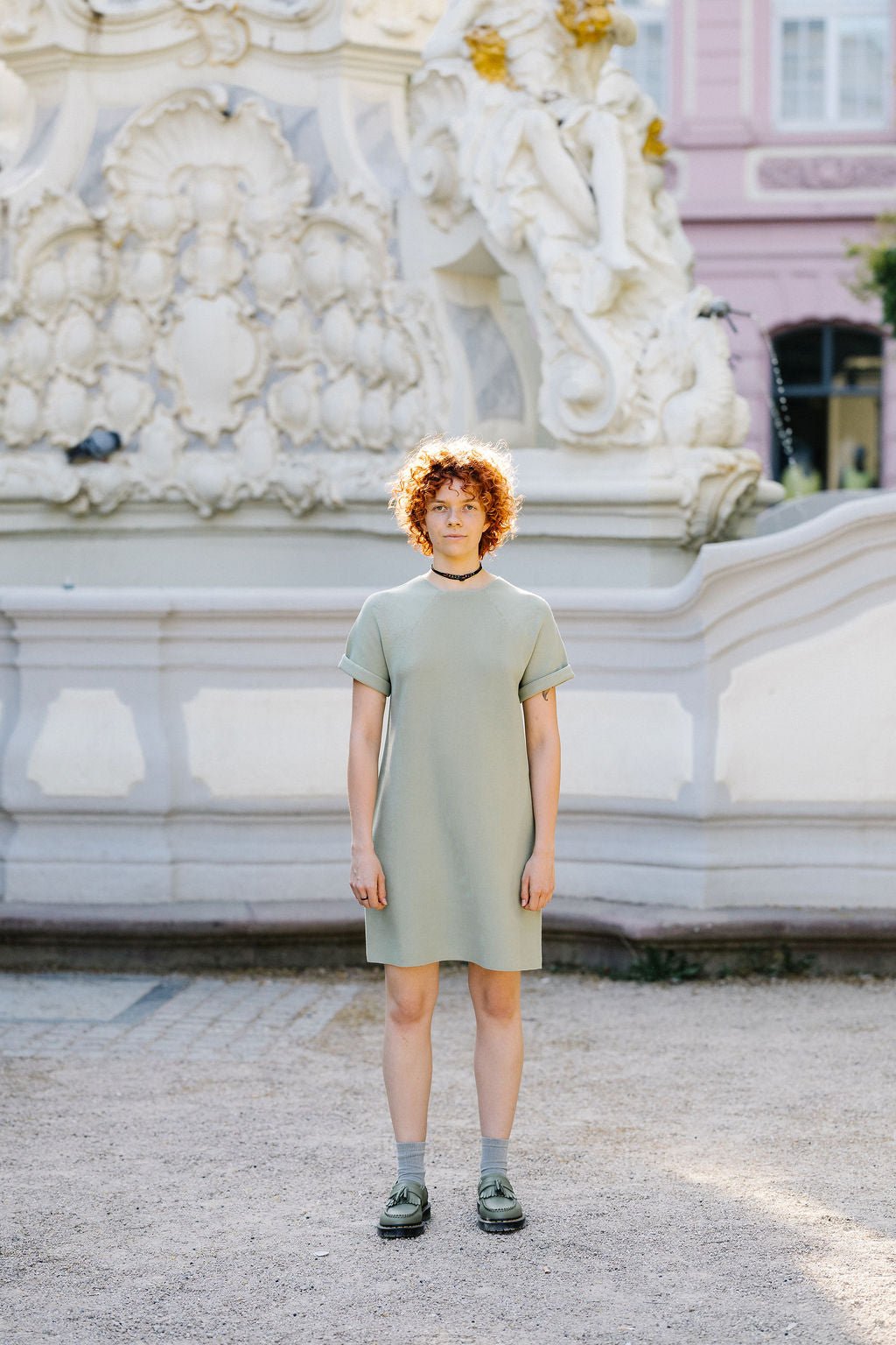 NNIstudio - SWING Strickkleid - Arona Blue - XS - 