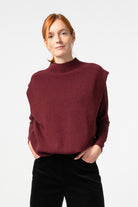 NNIstudio - TURTLENECK Strick - Pullunder - Ash Purple - XS - 
