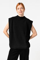 NNIstudio - TURTLENECK Strick - Pullunder - Phantom Black - XS - 