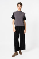 NNIstudio - TURTLENECK Strick - Pullunder - Purple Ash - XS - 