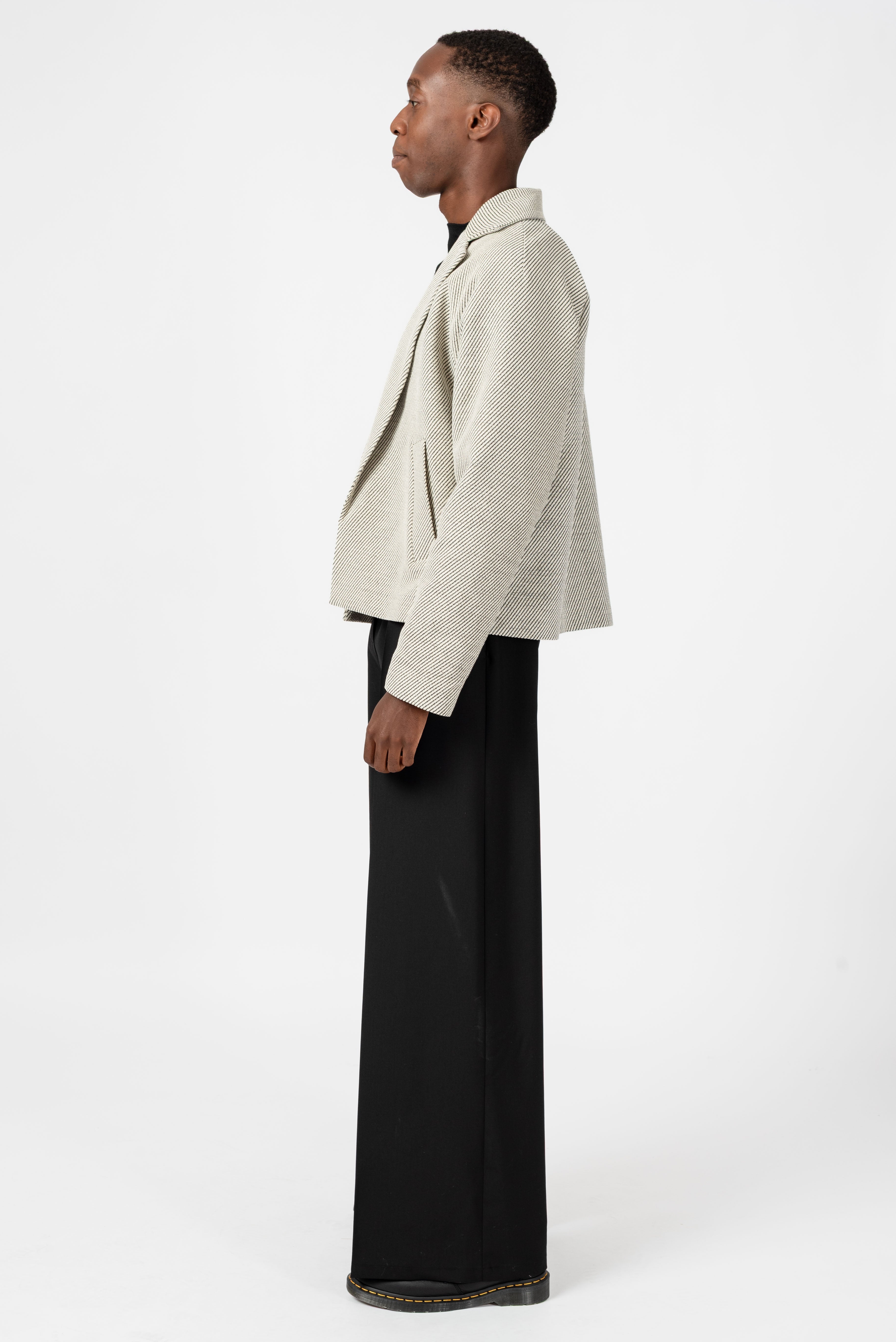NNIstudio - UNLINED Jacke - Phantom Black / Birch White - Onesize - 