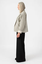 NNIstudio - UNLINED Jacke - Phantom Black / Birch White - Onesize - 