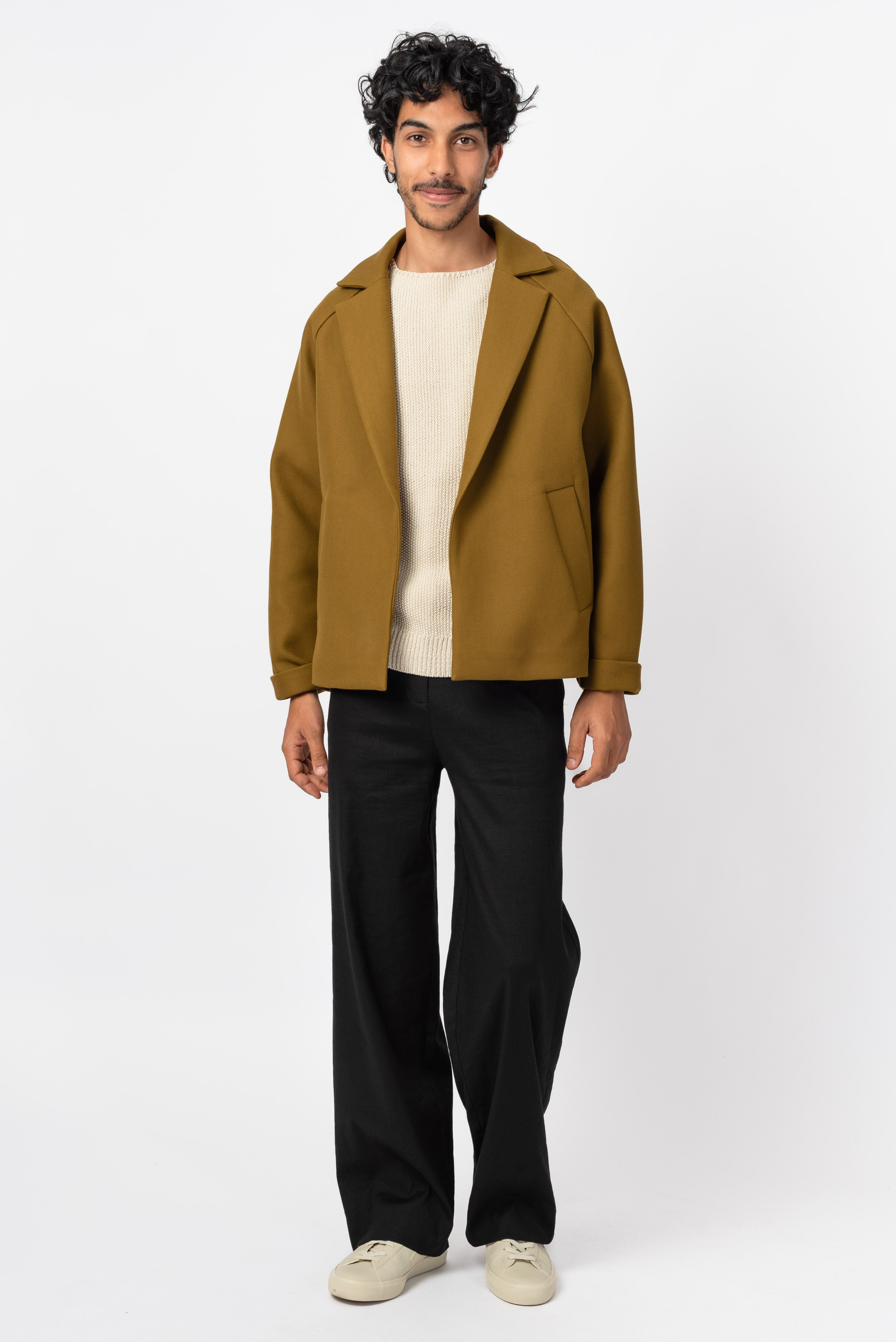 NNIstudio - UNLINED Jacke - Tapenade Golden Brown - Onesize - 