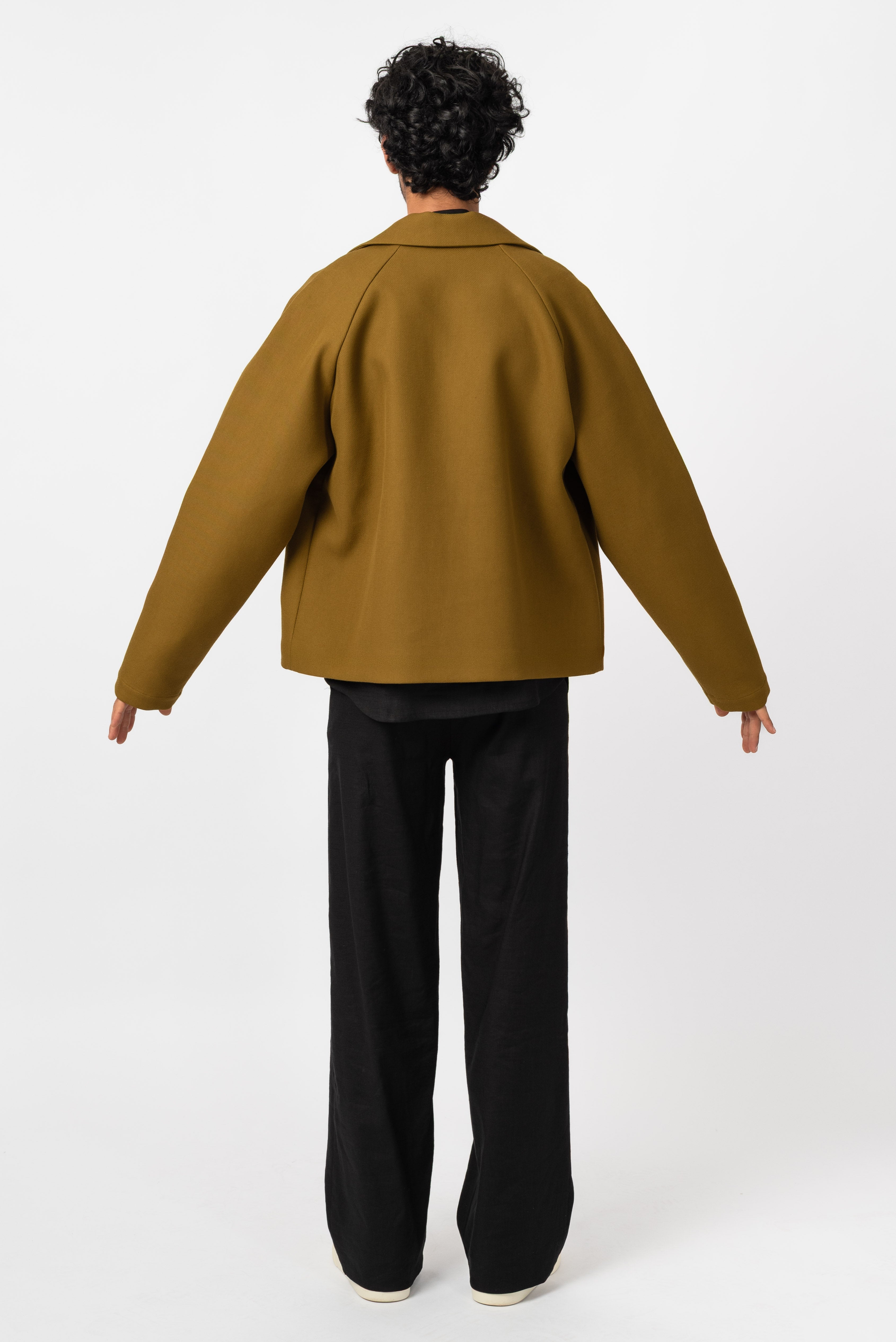 NNIstudio - UNLINED Jacke - Tapenade Golden Brown - Onesize - 