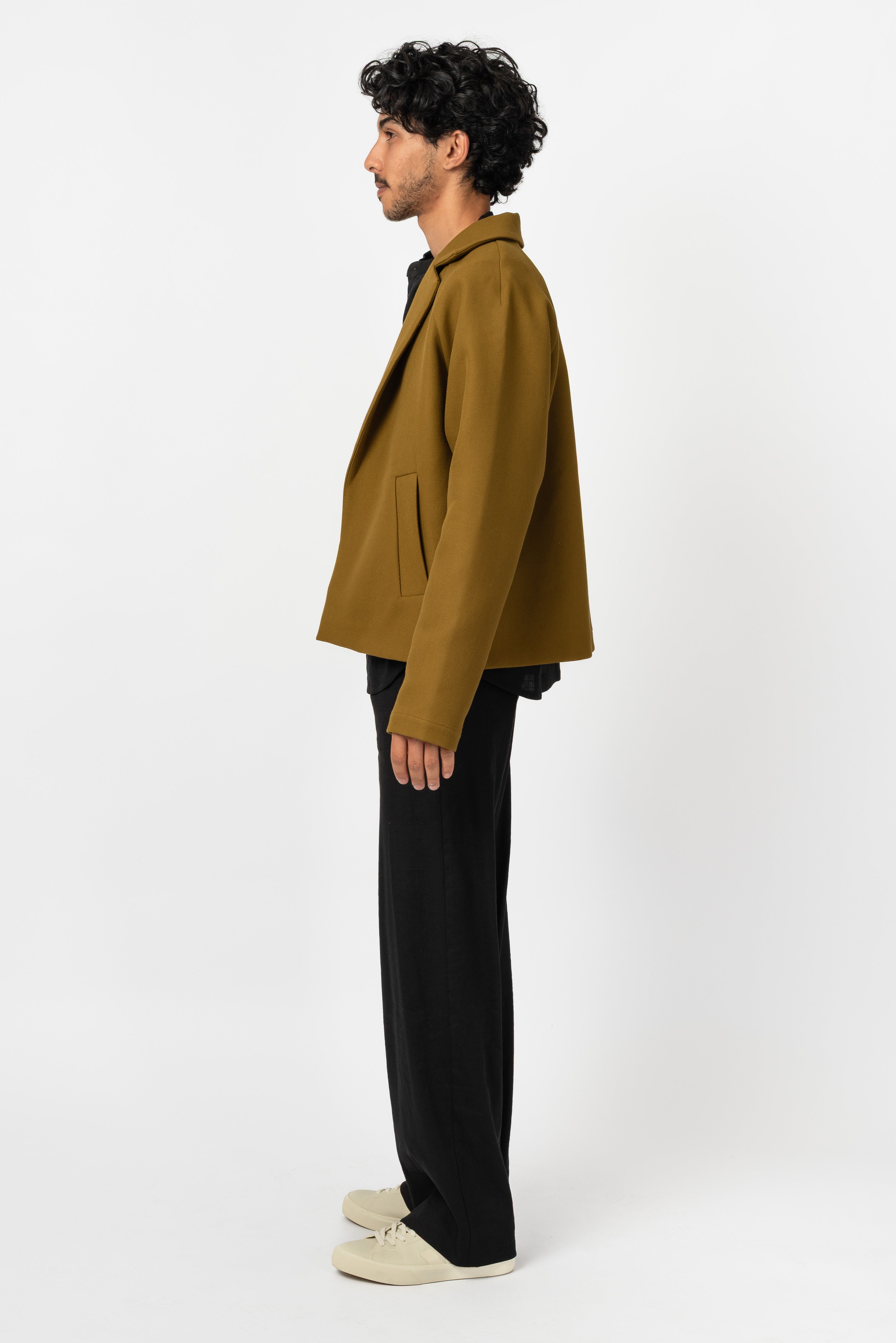 NNIstudio - UNLINED Jacke - Tapenade Golden Brown - Onesize - 