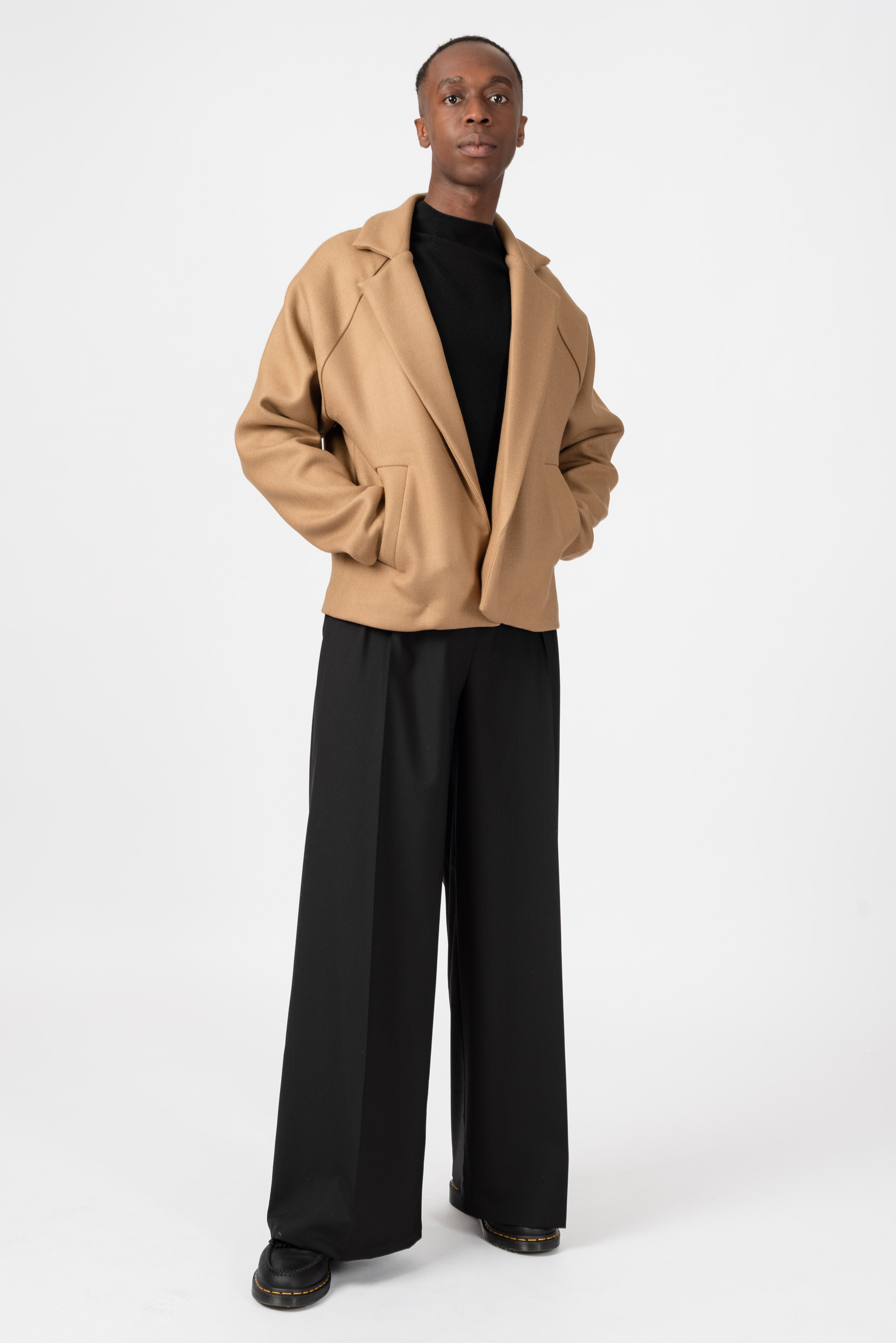 NNIstudio - UNLINED Jacke Wool - Camel - Onesize - 