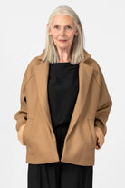 NNIstudio - UNLINED Jacke Wool - Camel - Onesize - 