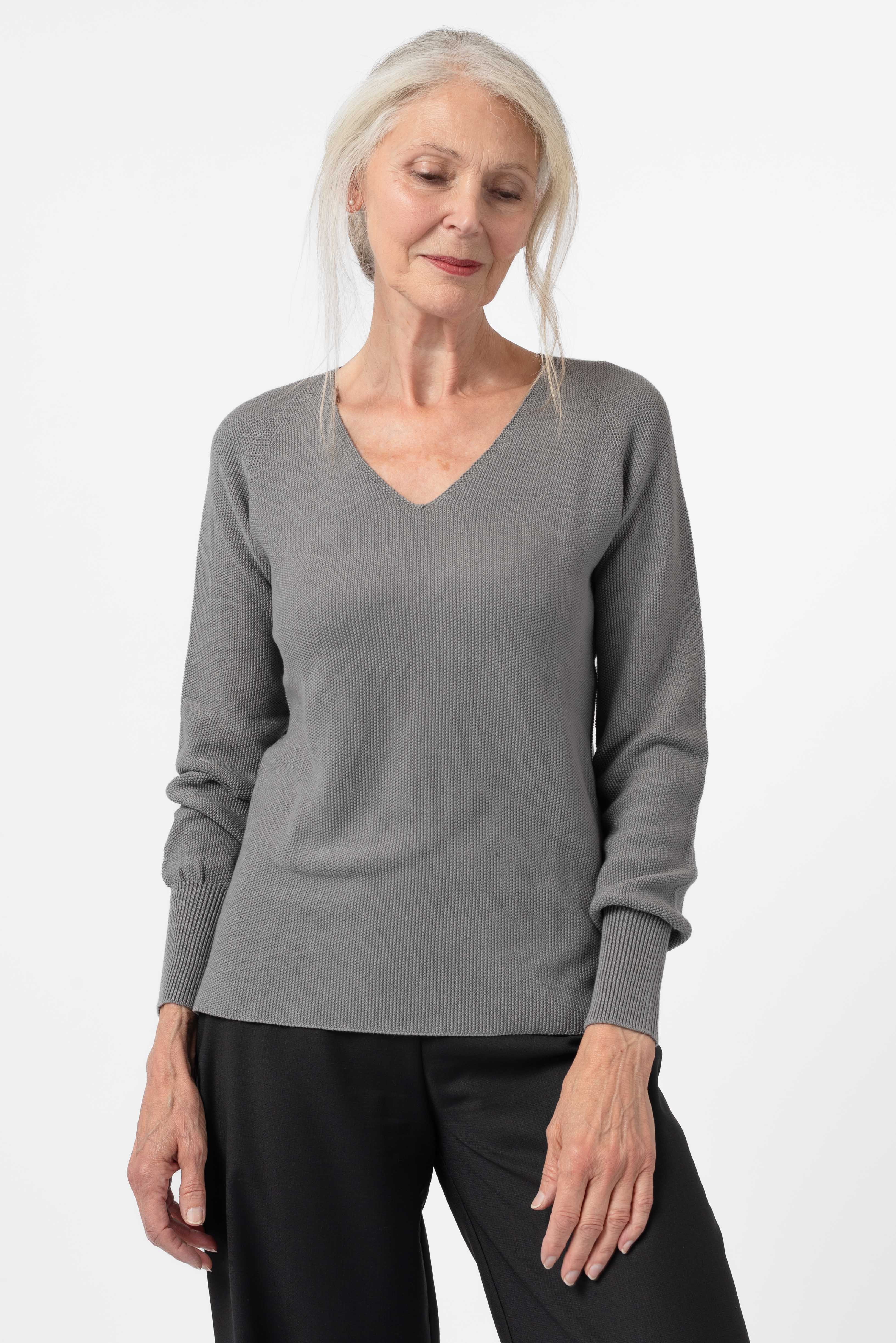NNIstudio - V Pullover - Grau - XS - 