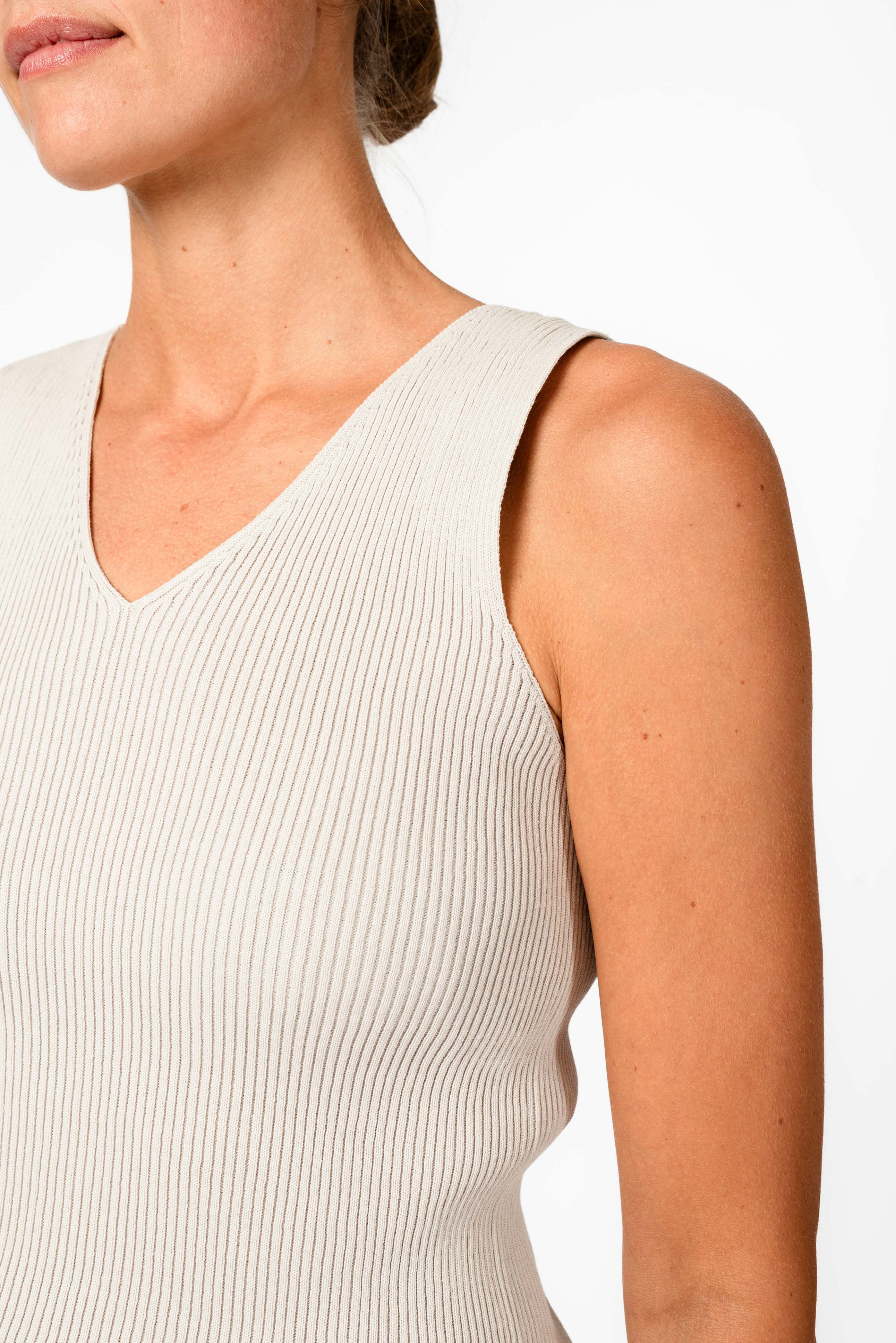 NNIstudio - W Strick-Top - Phantom Black - XS -