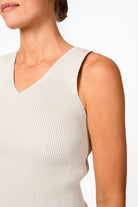 NNIstudio - W Strick-Top - Phantom Black - XS -
